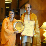 Arsha Vidya-Bharati’ Samman conferred on Michel Danino, Indologist