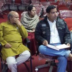 Prof. Godabarisha Mishra and Dr. Bholanath Dash listening...